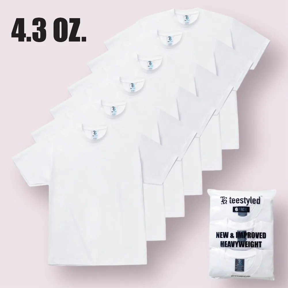 6-PACK | 4.3 OZ. Ultra Soft T-SHIRTS