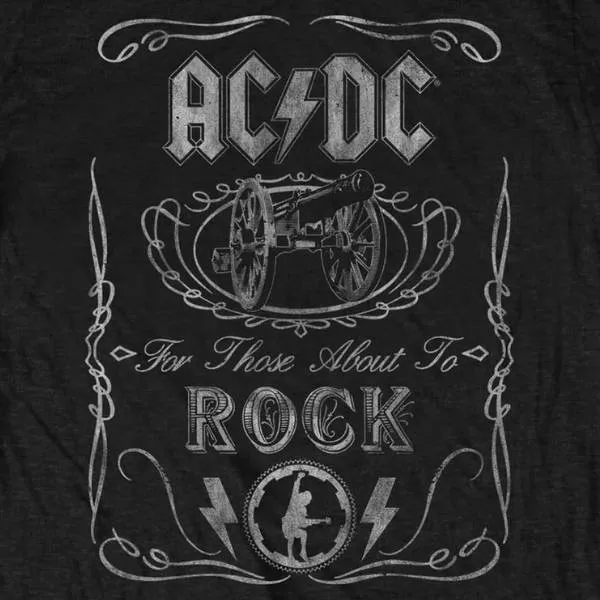 AC/DC Kids T-Shirt - For Those About To Rock Artwork