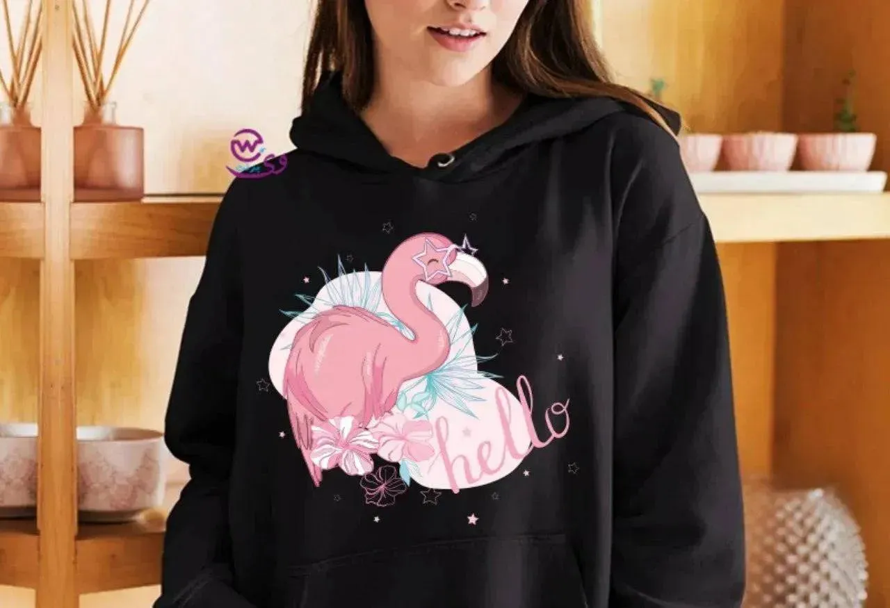 Adult Hoodies FLAMINGO-A