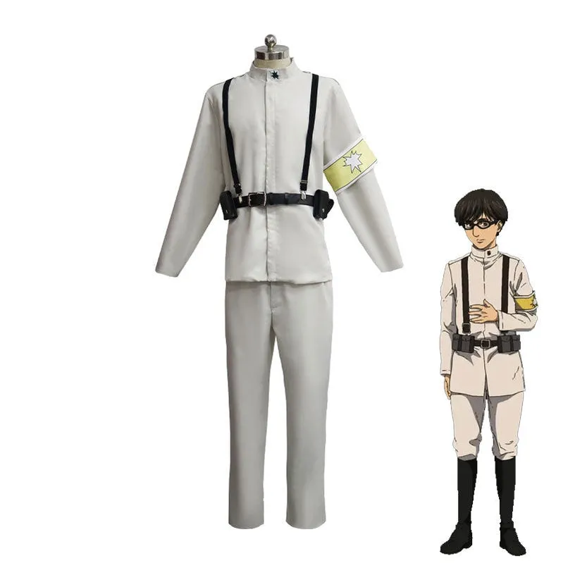 Anime Attack on Titan 4 Season Udo Uniform Set Cosplay Costumes