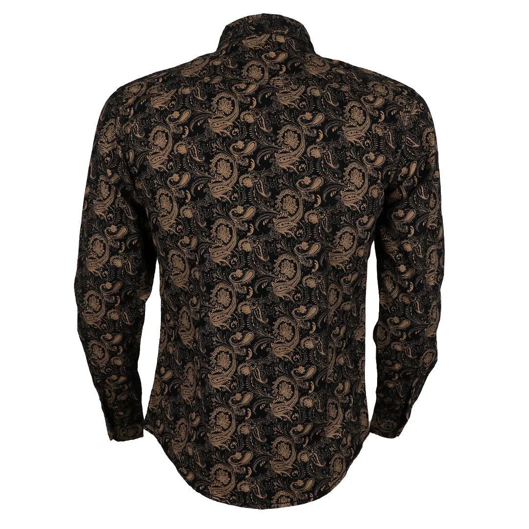 Bajieli New York City Quality Finest Long Sleeve Shirt-Brown