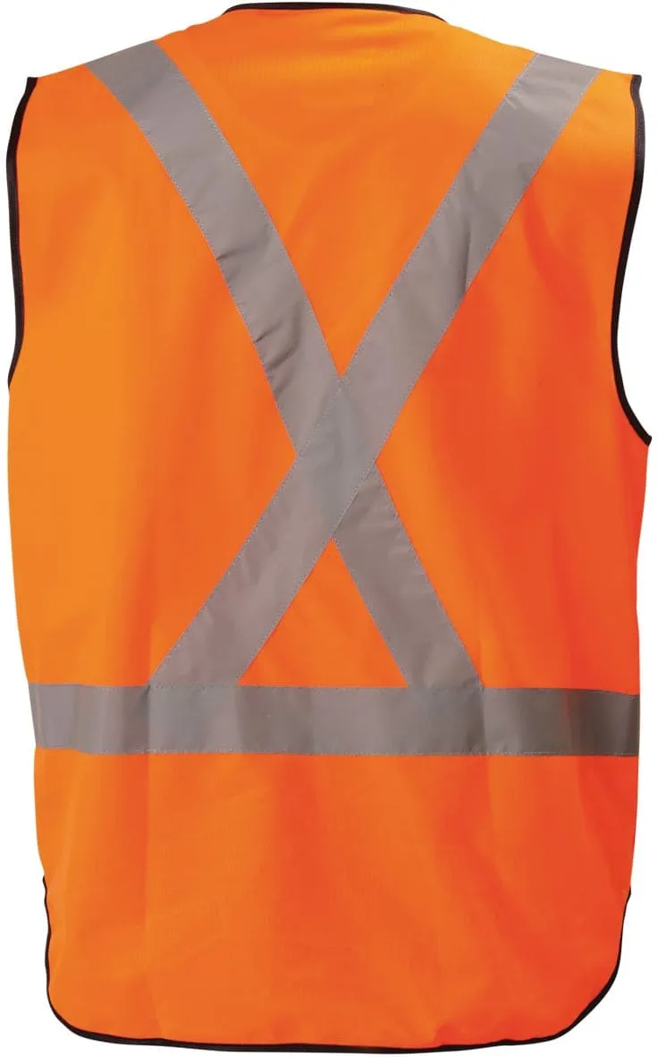 Bisley X Taped Hi Vis Vest - Orange (BT0347)