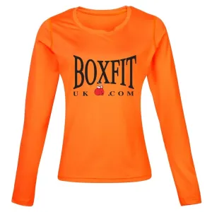 Boxfit Rhino Womens L/S Large Logo Base Layer