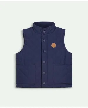 Brooks Brothers Kids Quilted Vest Navy