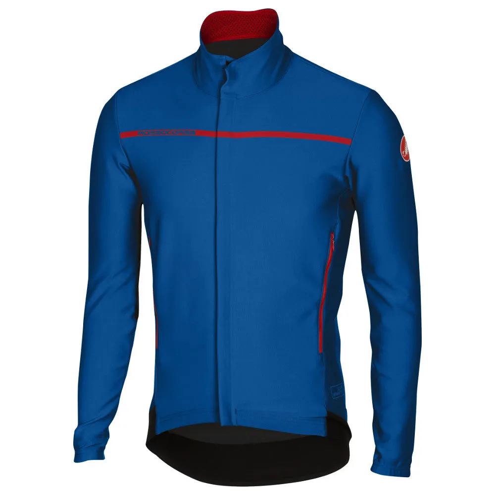 Castelli Mens Perfetto Long Sleeve Jacket - Surf Blue