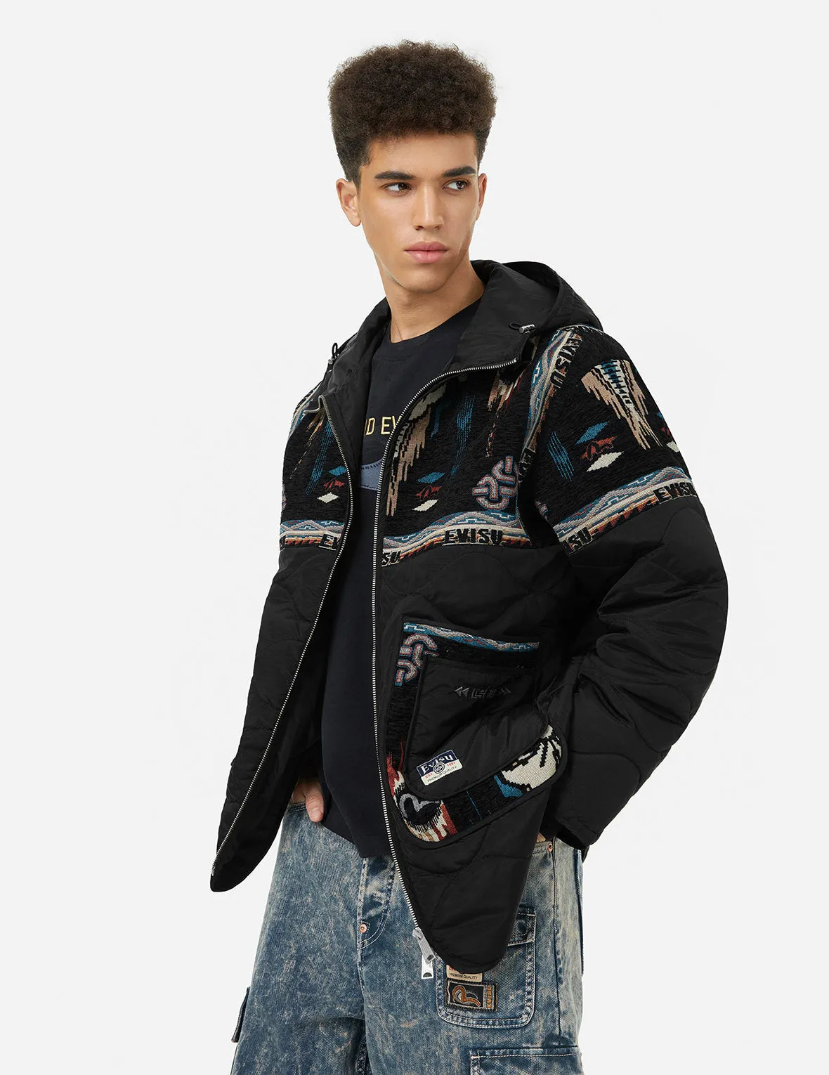 Chimayo Tapestry Jacquard　Relax Fit Quilted Jacket