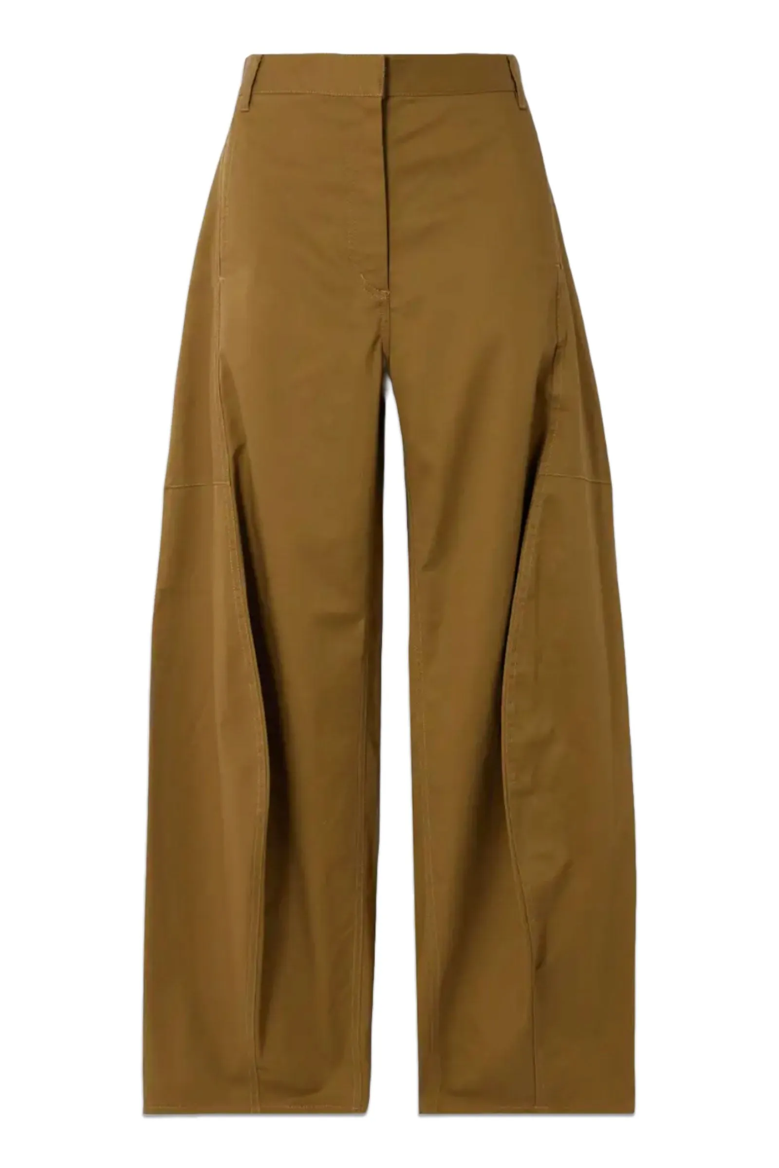 Chino Sid Cotton-Blend Twill Wide-Leg Pants