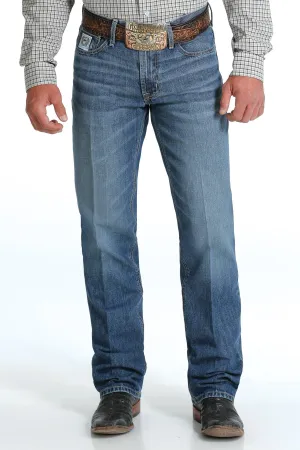 Cinch White Label -Men's Relaxed Fit Denim Jeans - Medium Stonewash MB92834055 IND