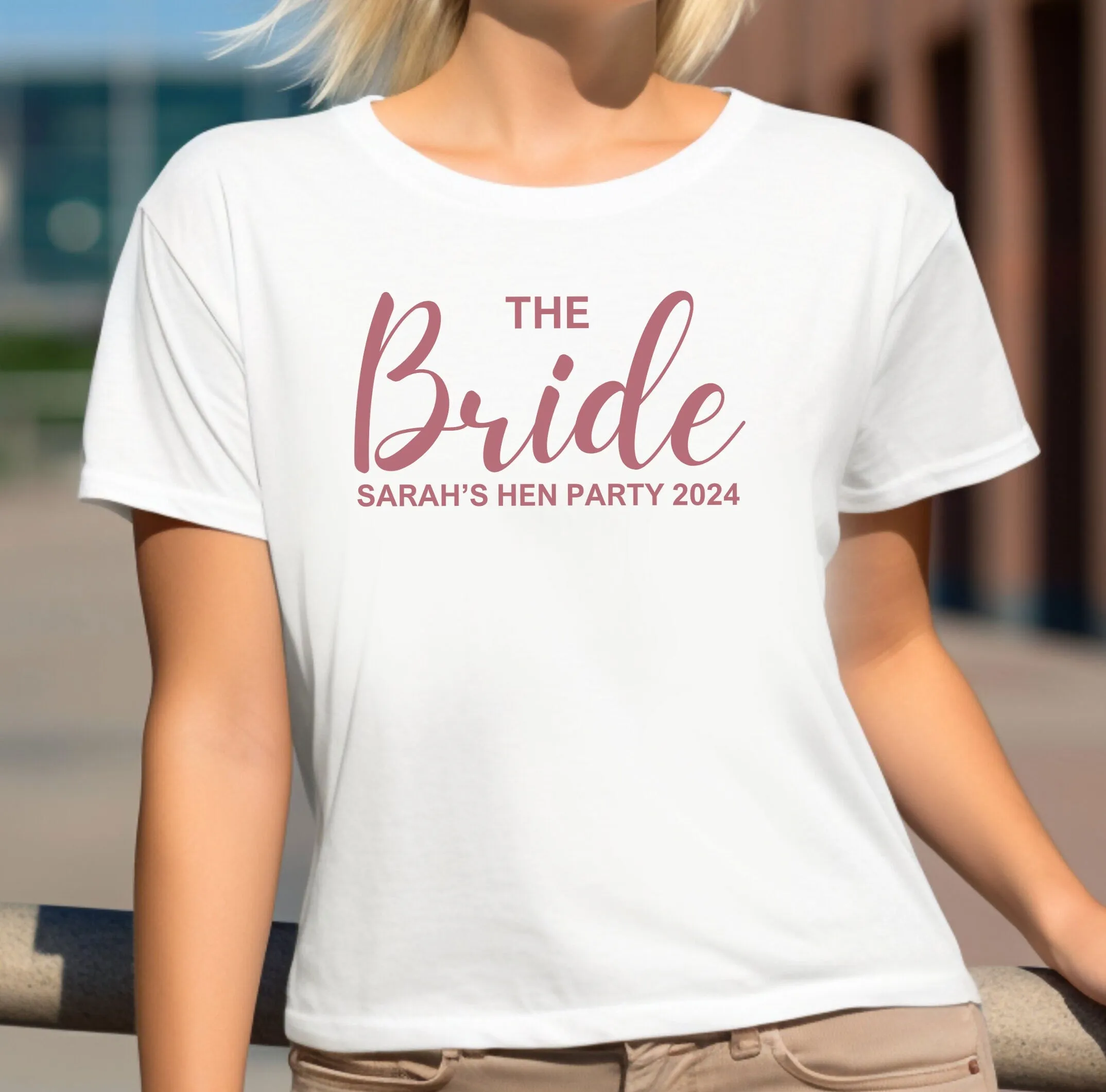 CLASSIC THEME Personalised Hen Do T Shirts