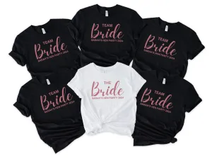 CLASSIC THEME Personalised Hen Do T Shirts