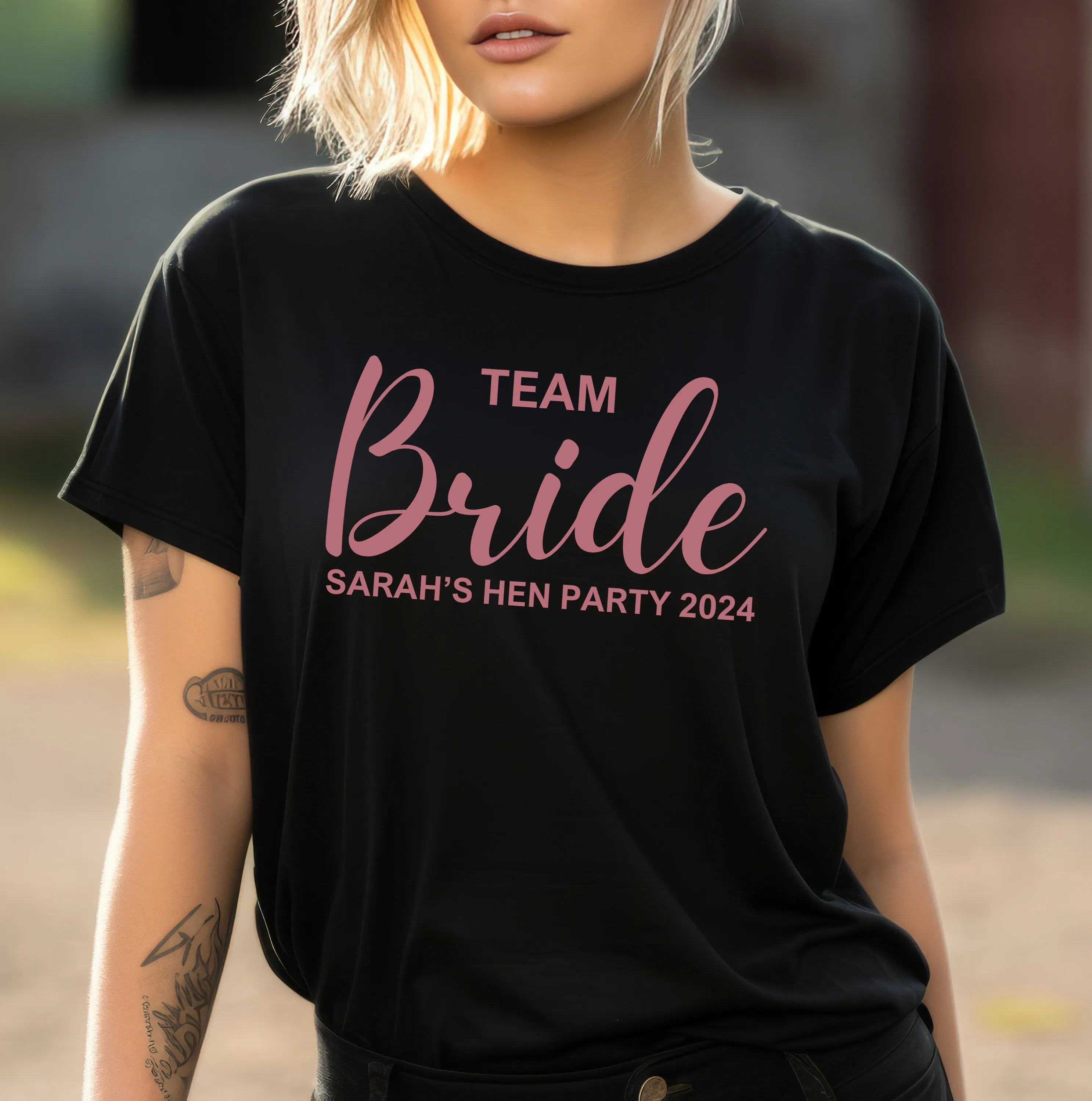 CLASSIC THEME Personalised Hen Do T Shirts