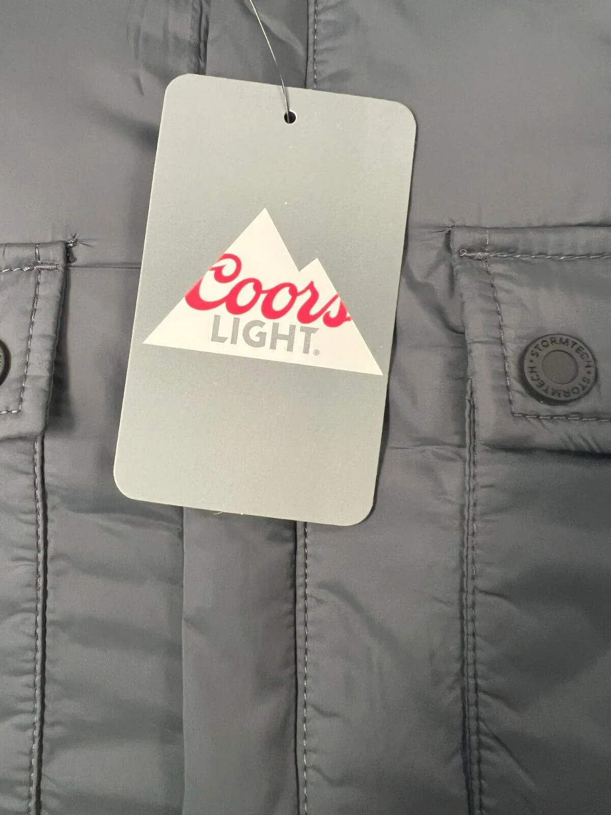 Coors Light x Stormtech Performance Men's Jacket Dolphin Grey (S02) - Size M