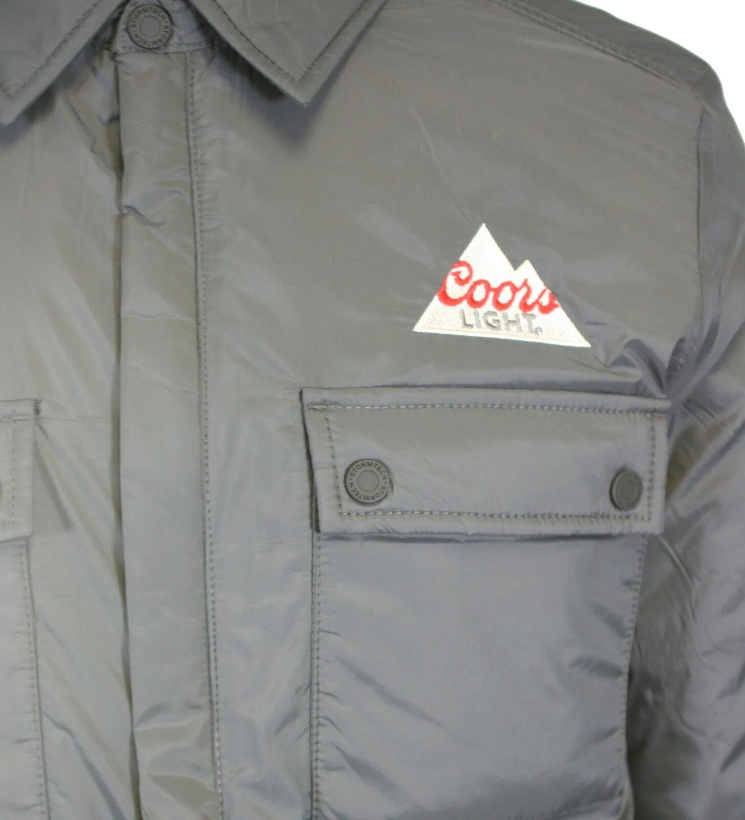 Coors Light x Stormtech Performance Men's Jacket Dolphin Grey (S02) - Size M