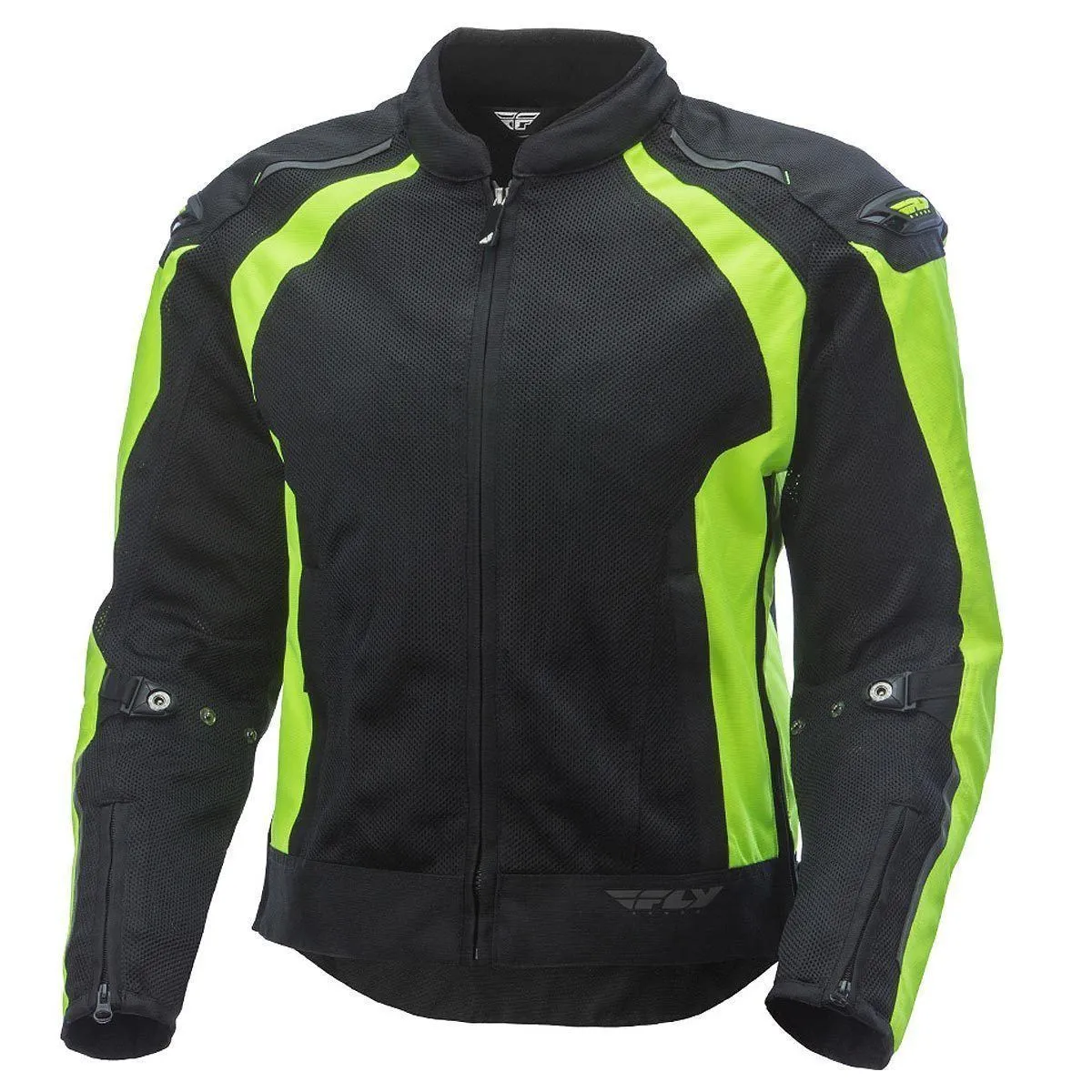 Fly Racing Coolpro Men's Hi-Viz Yellow/Black Mesh Jacket