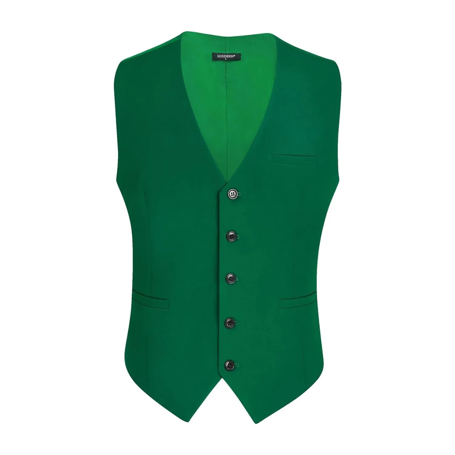 Formal Suit Vest - GREEN-2