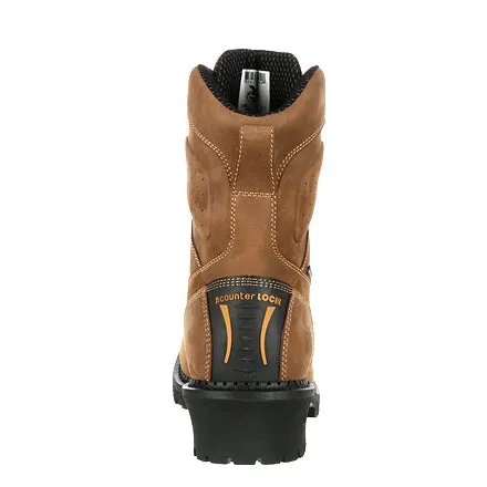 Georgia Men's 9" Comfort Core Waterproof Composite Toe Work Boot - Brown GB00097