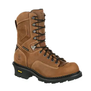 Georgia Men's 9" Comfort Core Waterproof Composite Toe Work Boot - Brown GB00097