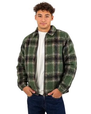 Hideout Jacket in Green Check