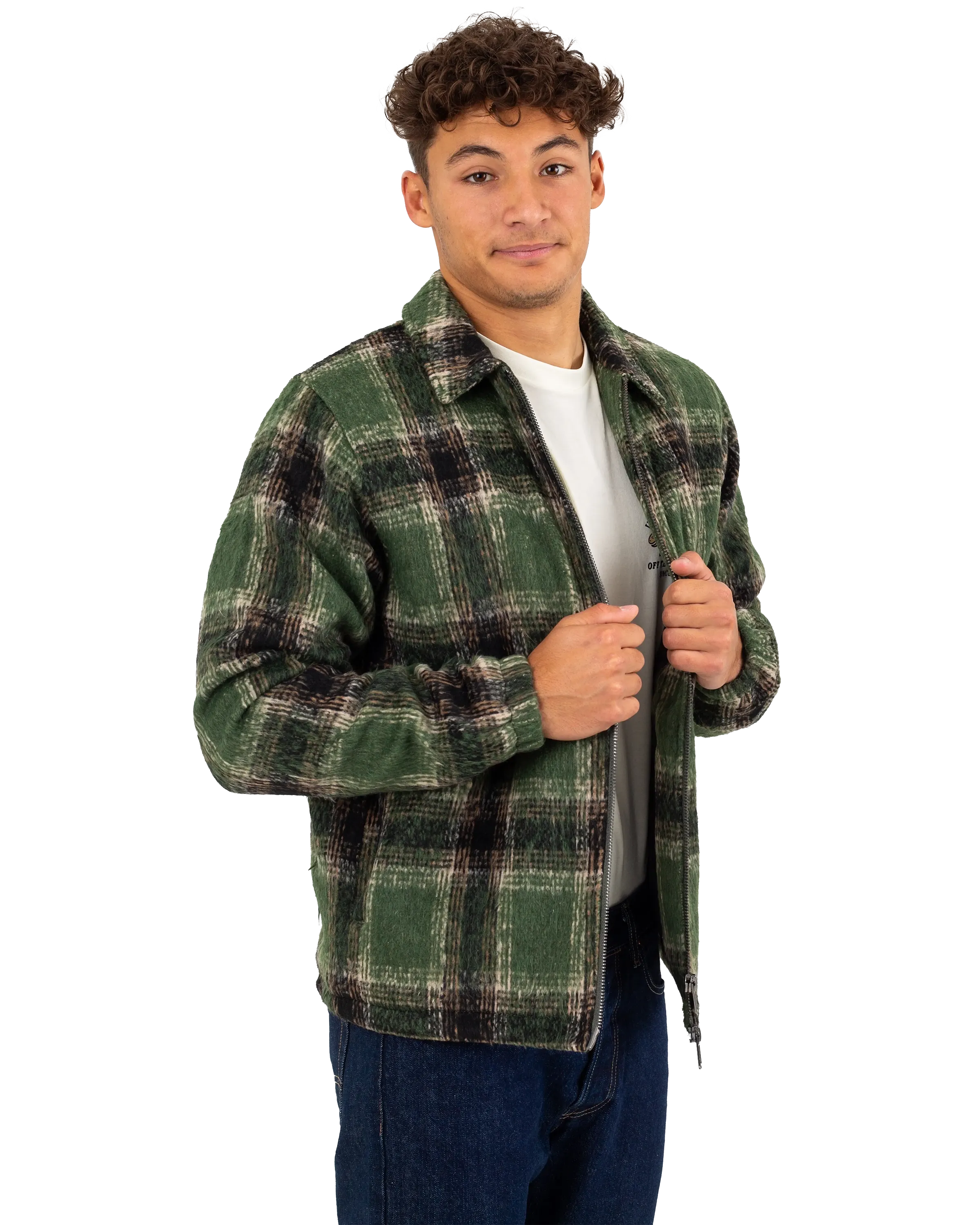 Hideout Jacket in Green Check