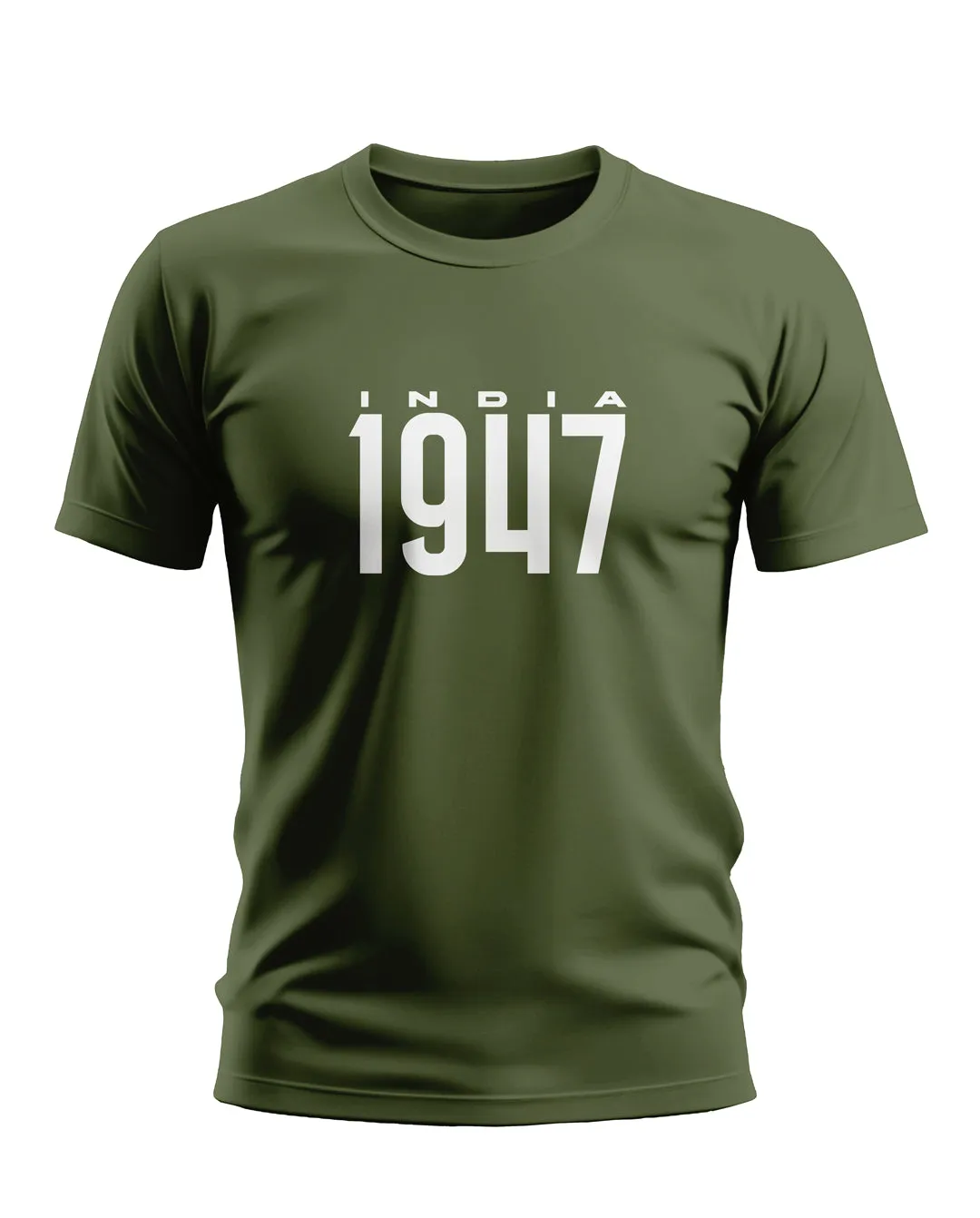 India 1947 Style Soft Cotton T-shirt