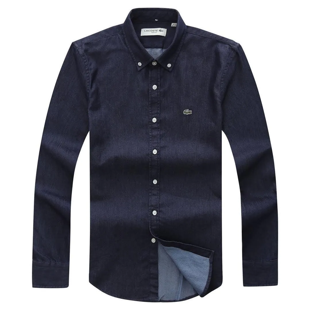 Lacoste Formal Denim NavyBlue Longsleeve Shirt