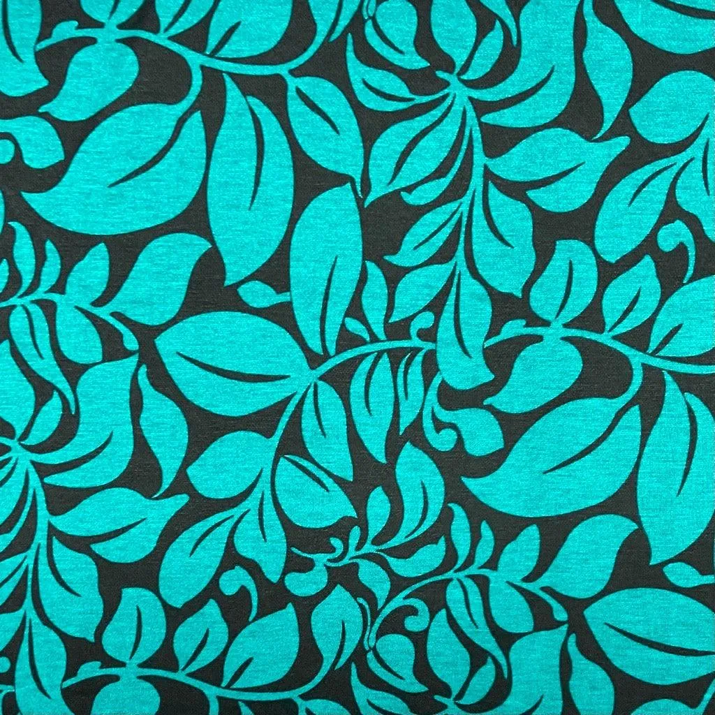 Leafy Spread Digital Modal-Touch Jersey Fabric