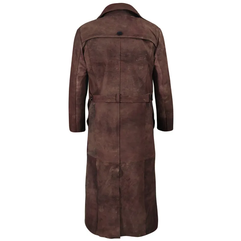 Leather Duster Coat For Men