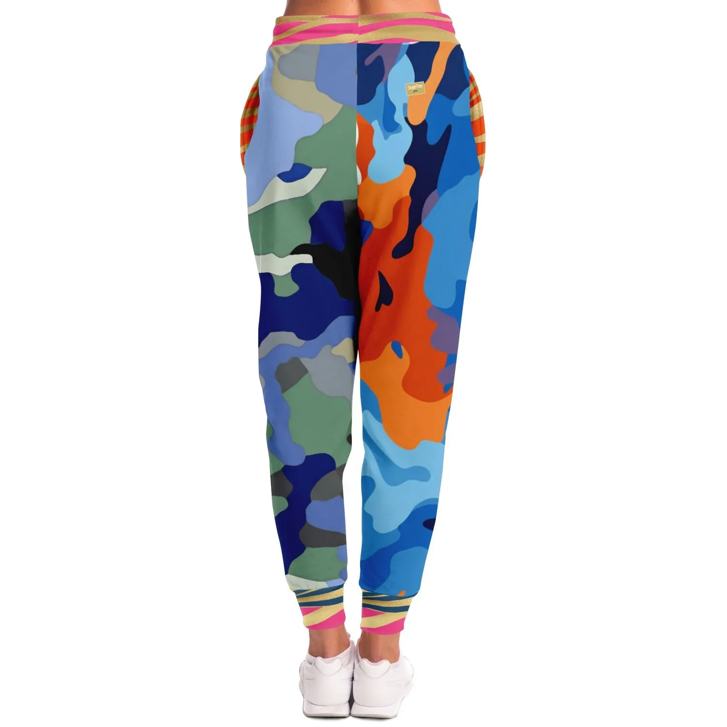 Life is a Circus Camo Duo Zebra Eco-Poly Unisex Joggers