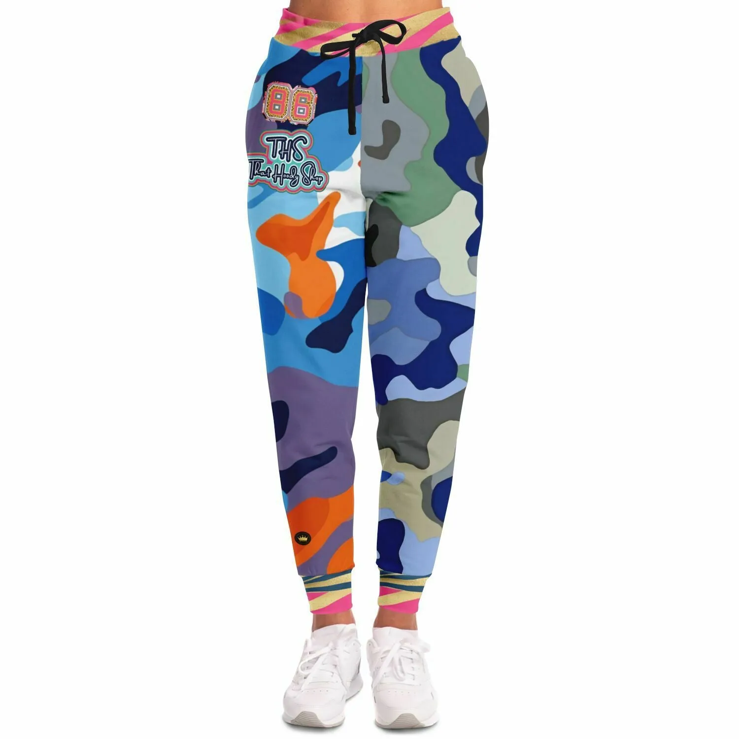 Life is a Circus Camo Duo Zebra Eco-Poly Unisex Joggers