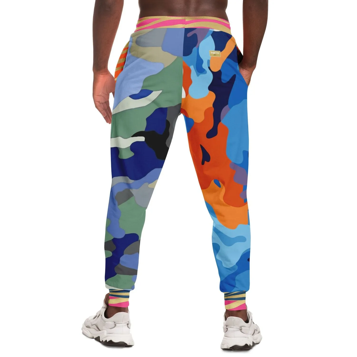 Life is a Circus Camo Duo Zebra Eco-Poly Unisex Joggers