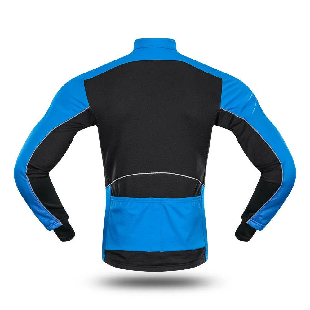 Lixada Winter Thermal Polar Fleece Men's Windproof Cycling Jacket