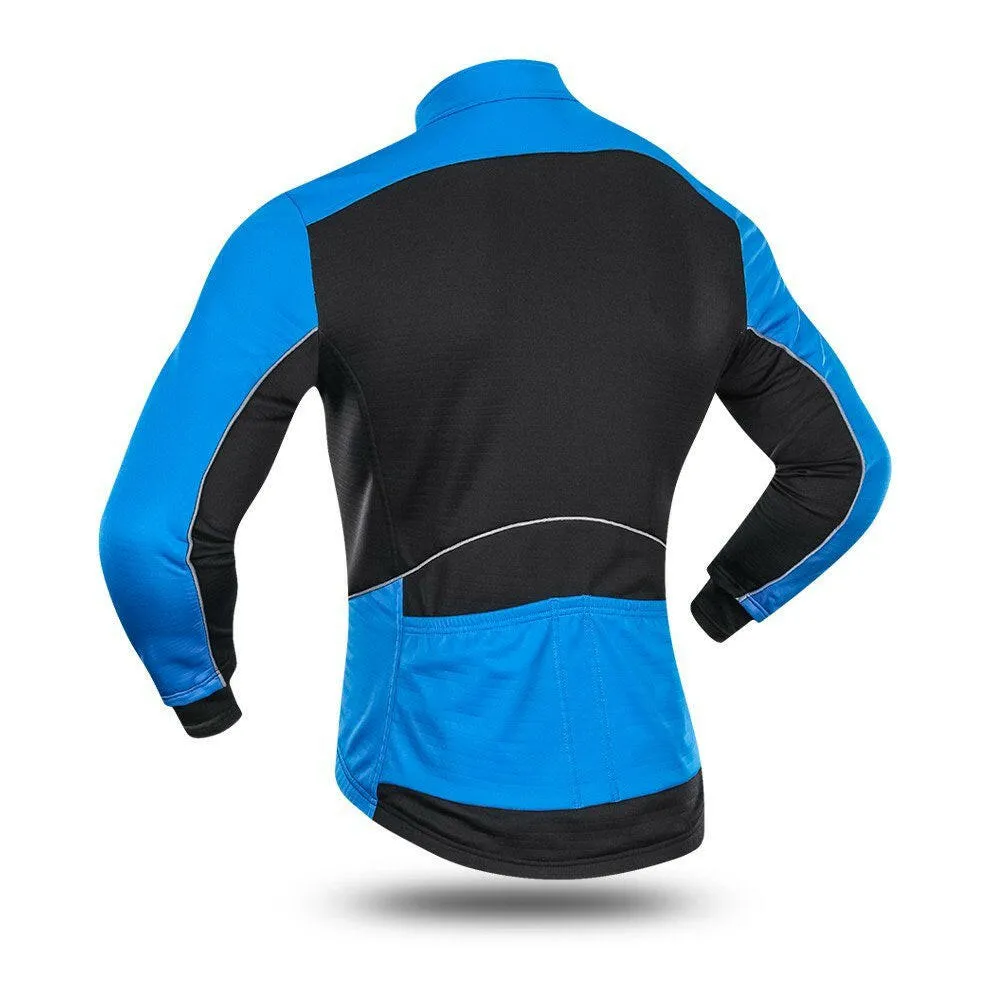 Lixada Winter Thermal Polar Fleece Men's Windproof Cycling Jacket