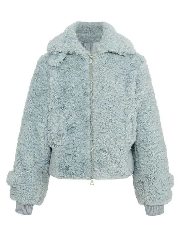 Luxurious Cozy Fleece Outerwear Jacket