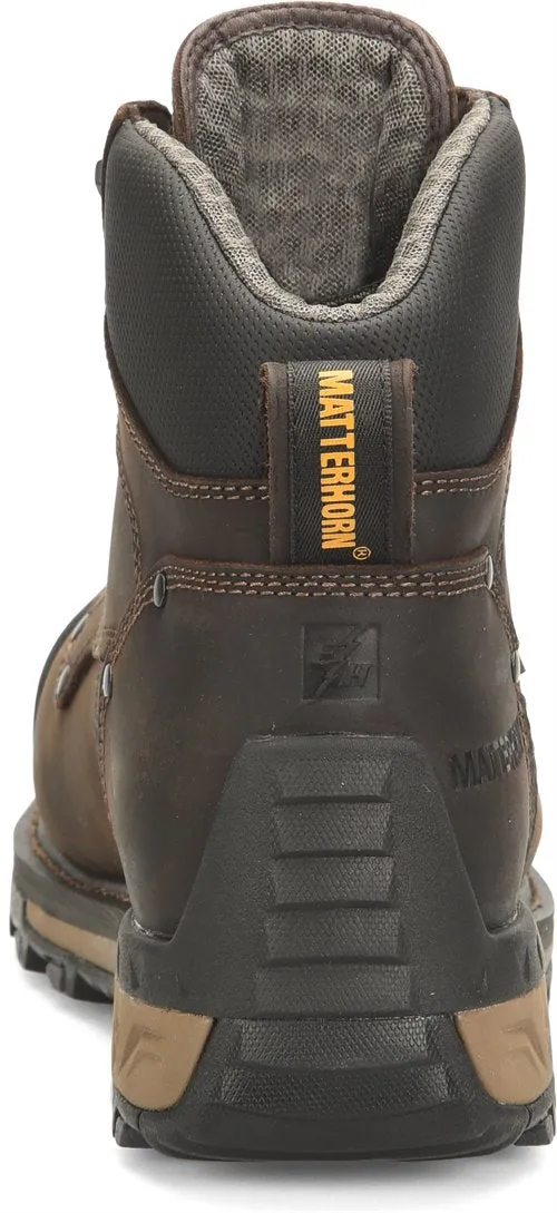 Matterhorn Men's Maximus 6" Comp Toe WP Work Boot Brown MT2561