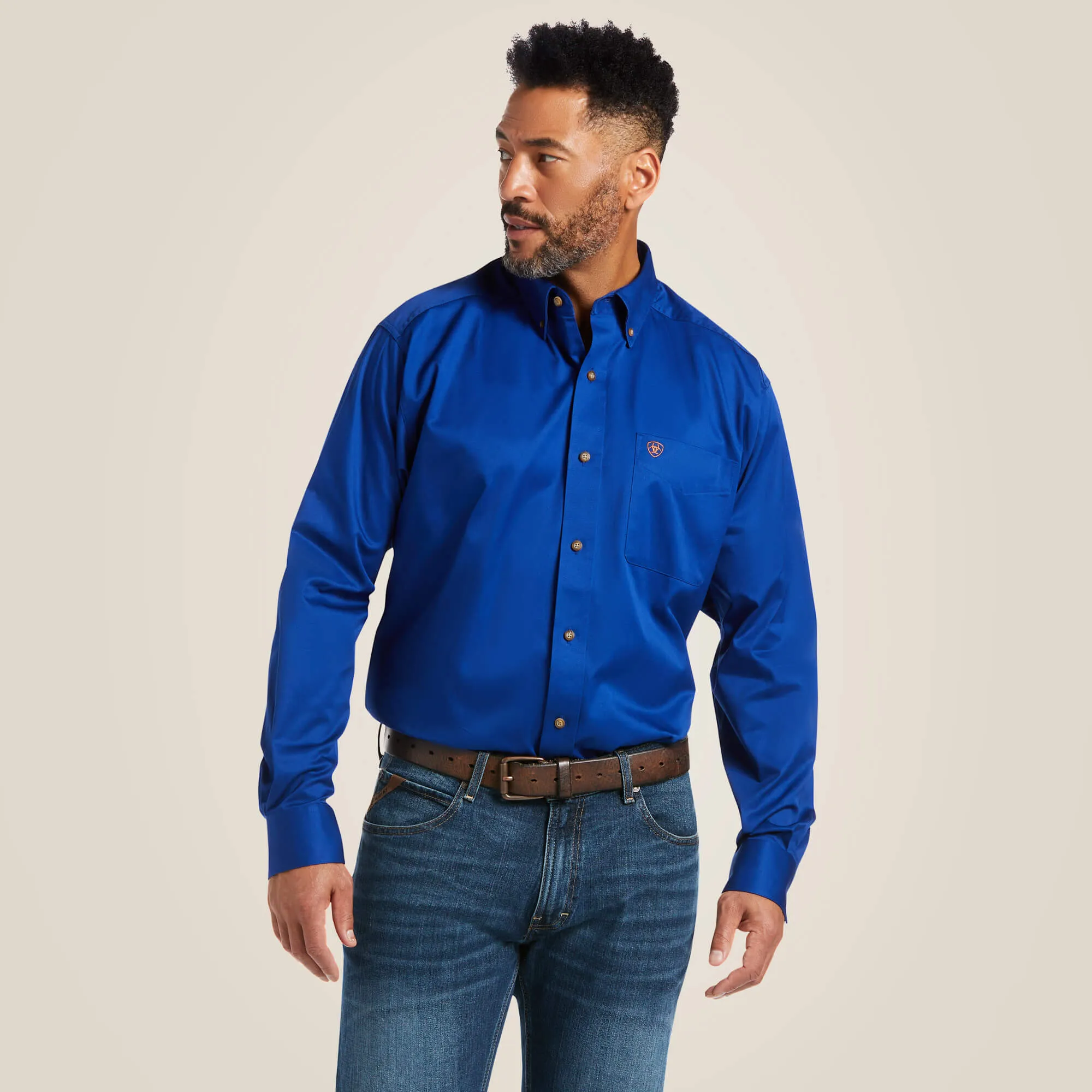 Men's Solid Twill Classic Fit Shirt