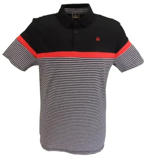 Merc Mens Clarence Black Classic Polo Shirts