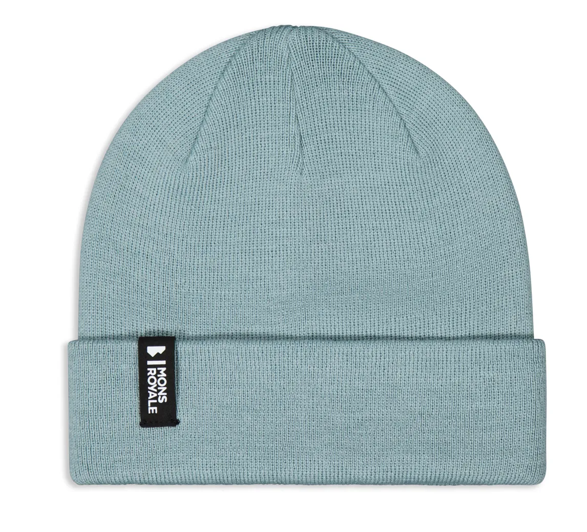 Mons Royale McCloud Beanie 2023 Blue Silt