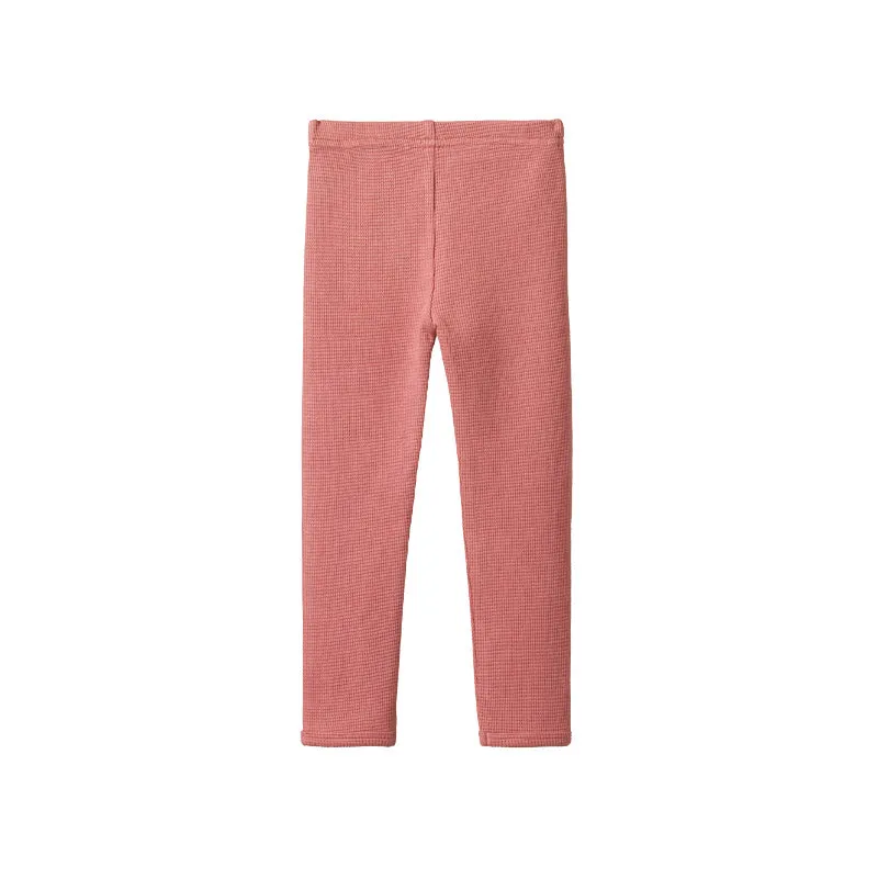 Nature Baby Selby Waffle Pants - Rose Clay