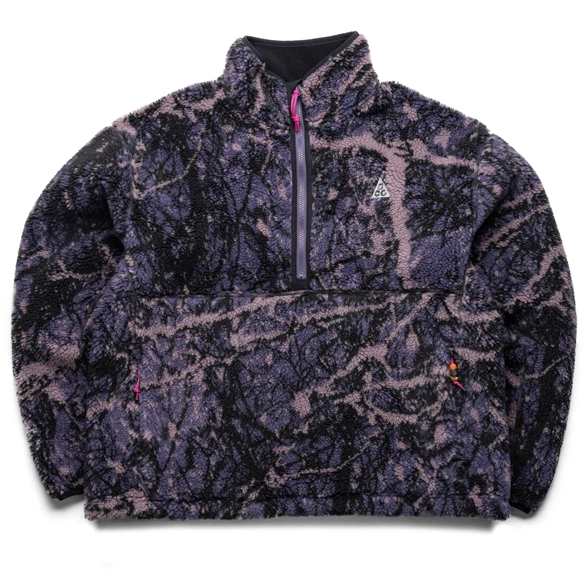 Nike ACG Canwell Glacier Windproof Half Zip Pullover - Dark Raisin/Black