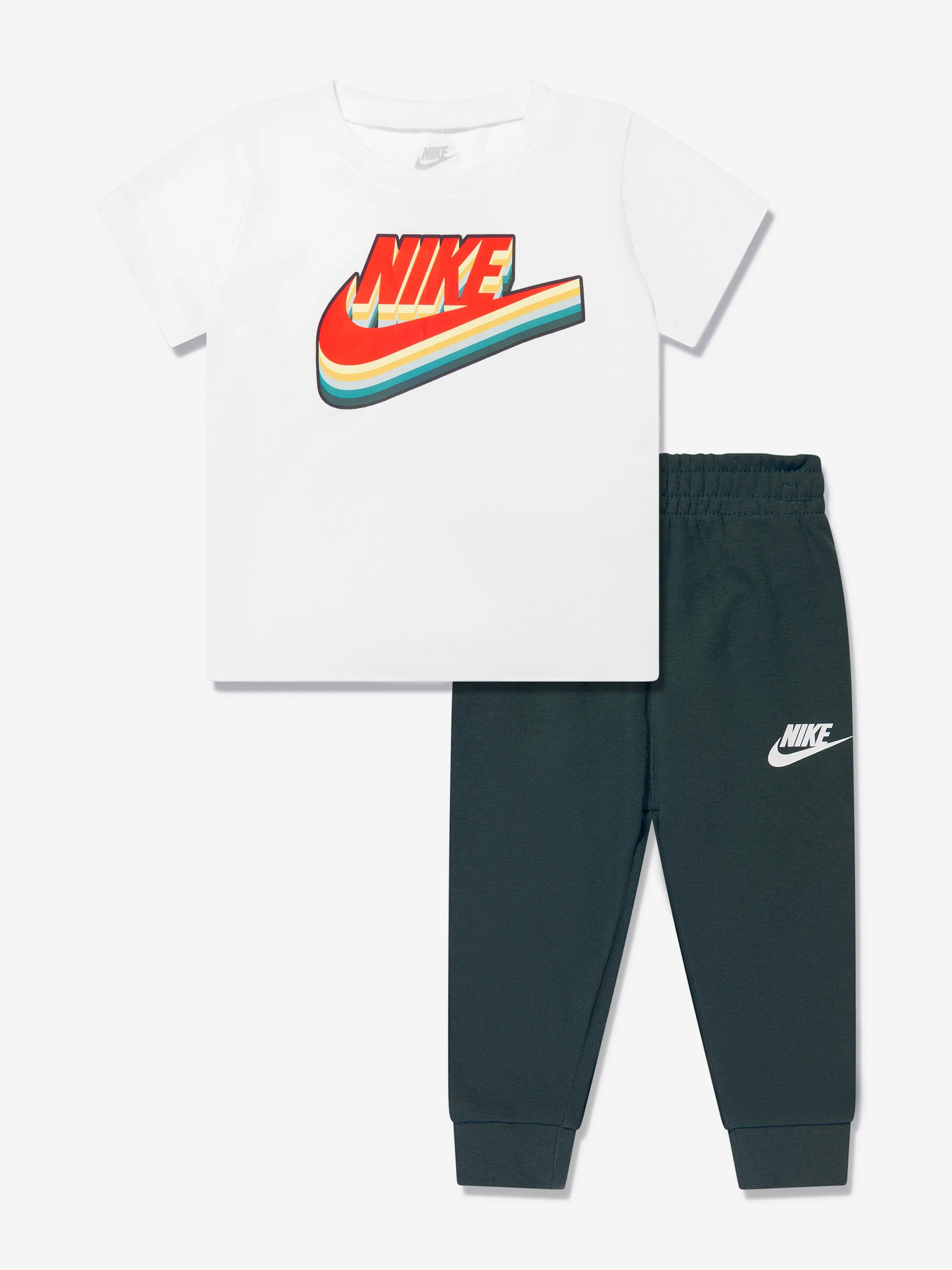 Nike Boys T-Shirt And Pants Set in Green