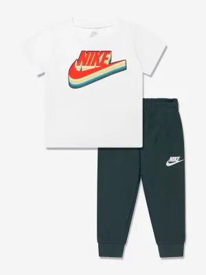 Nike Boys T-Shirt And Pants Set in Green