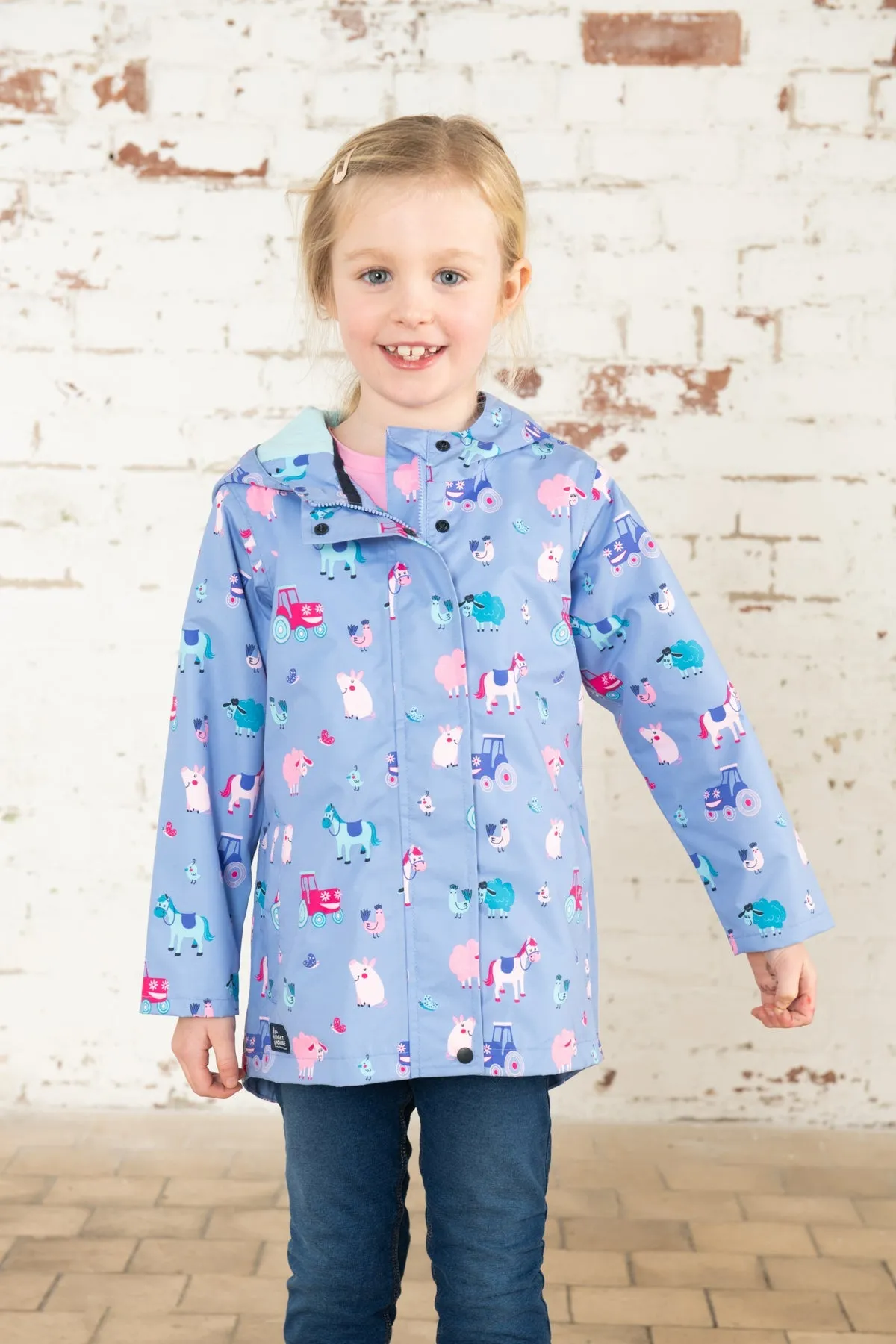 Olivia Jacket - Lilac Farm Print