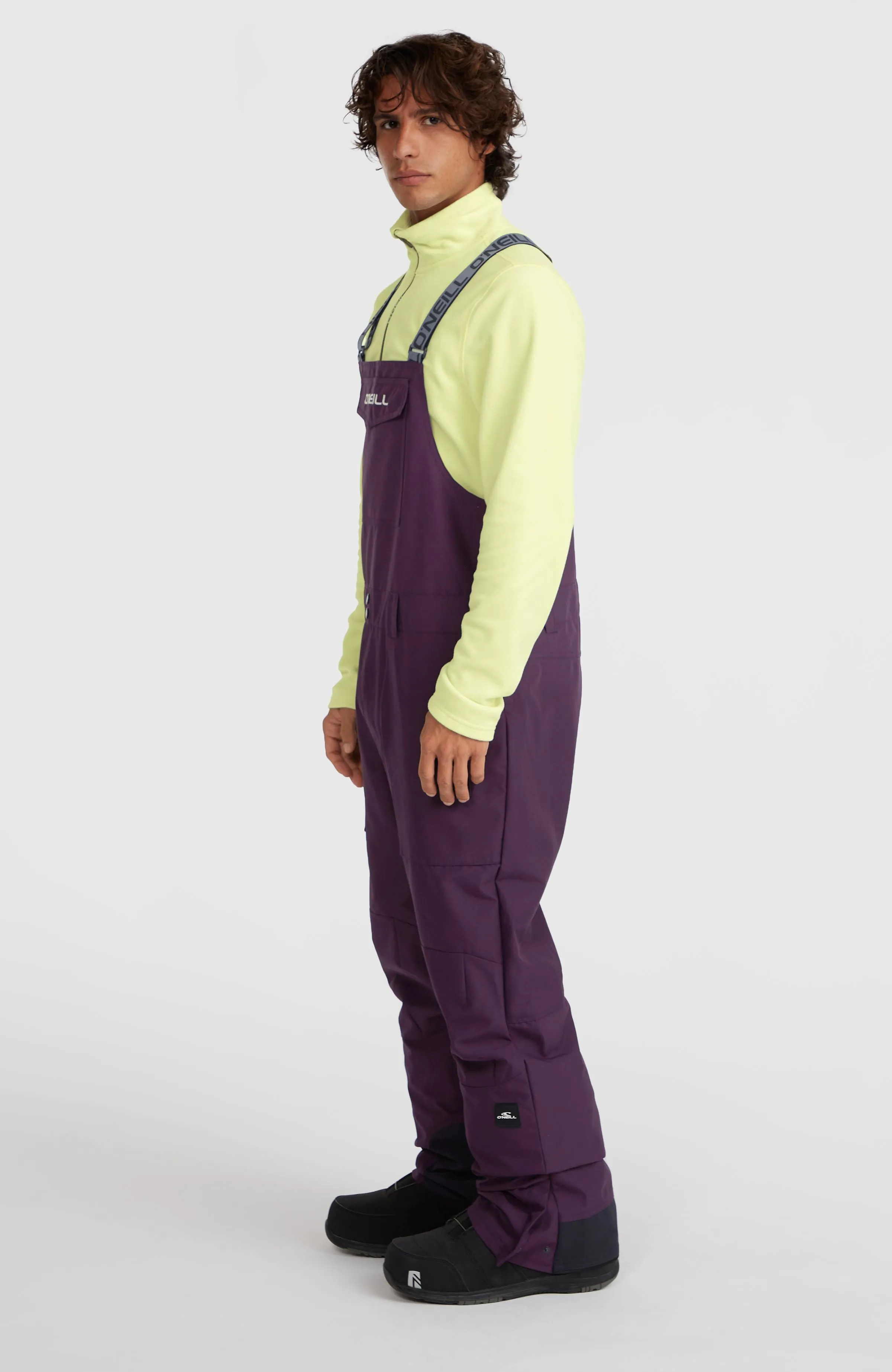 O'Riginals Bib Loose Snow Pants | Aubergine