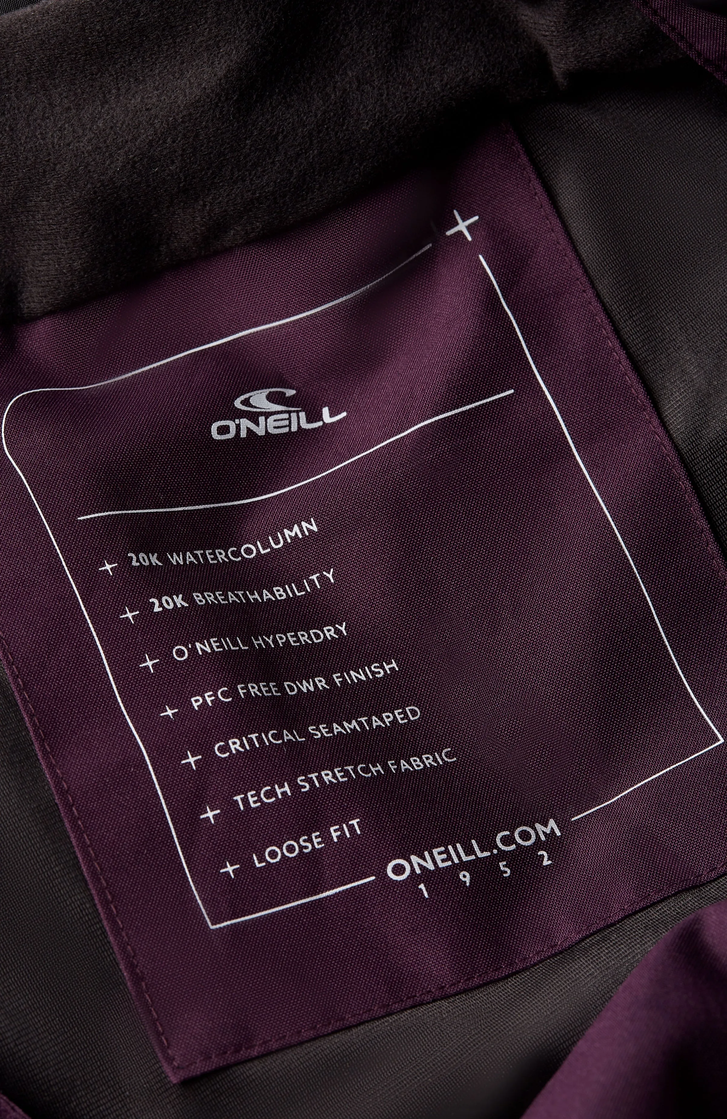 O'Riginals Bib Loose Snow Pants | Aubergine