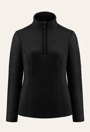 Poivre Blanc Micro Fleece Sweater in Black