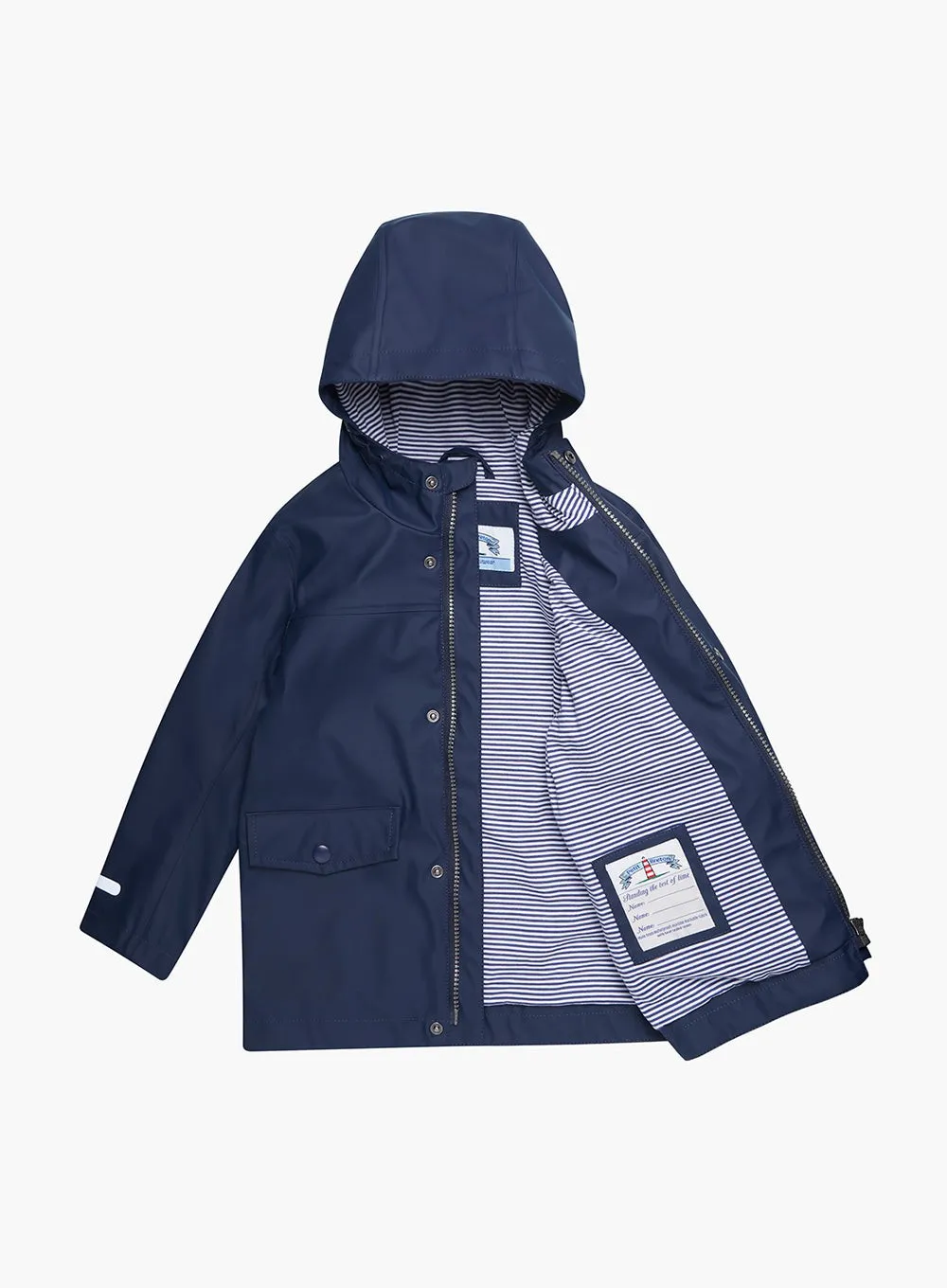 Rain Mac in Navy