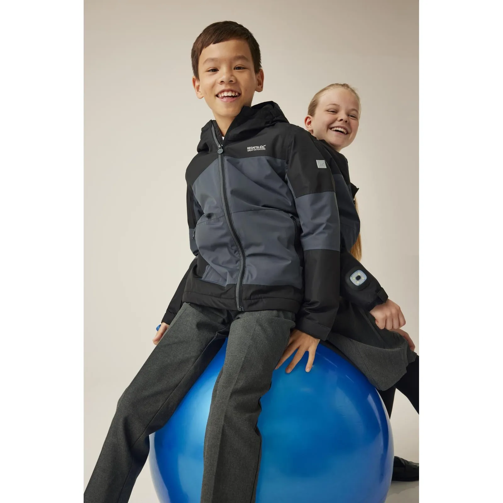 Regatta Kids Beamz IV Waterproof Concealed Light Jacket