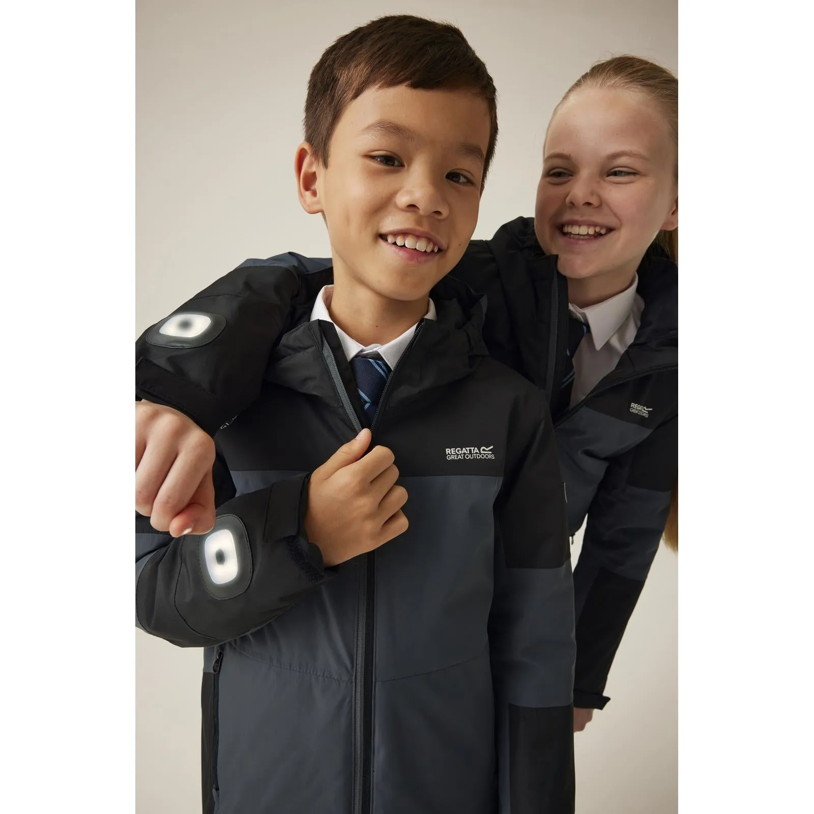 Regatta Kids Beamz IV Waterproof Concealed Light Jacket