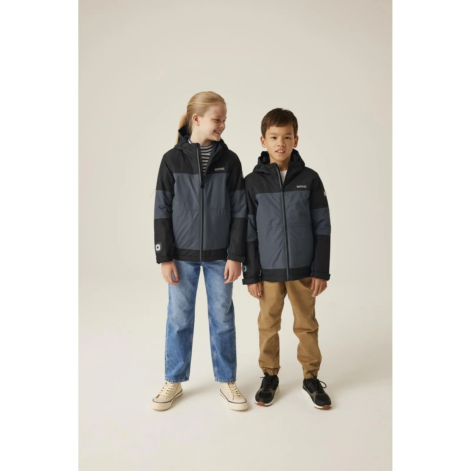 Regatta Kids Beamz IV Waterproof Concealed Light Jacket