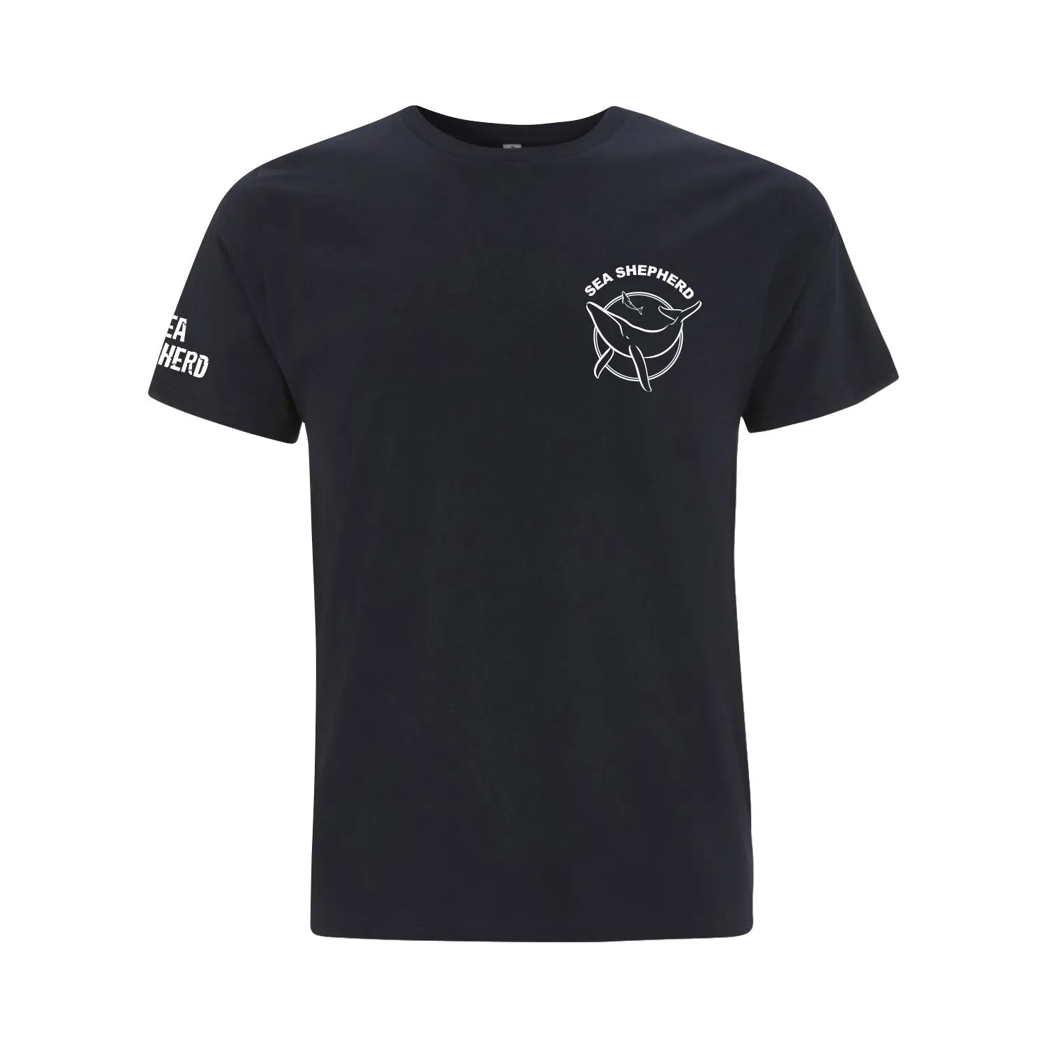 Sea Shepherd Classic 100% Organic Navy Short Sleeve Tee